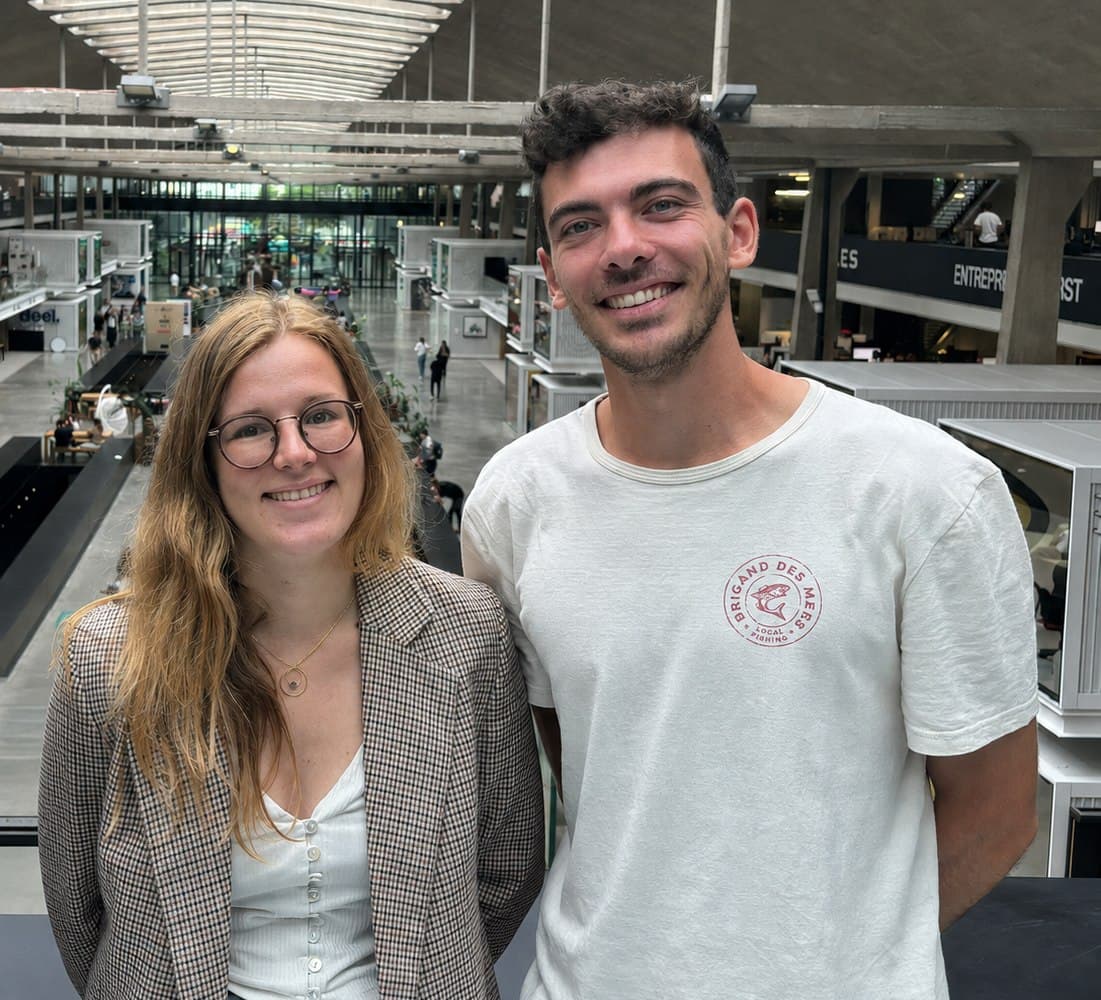 Mathilde Janicot et Valentin Heuzé, cofondateurs de Revolty